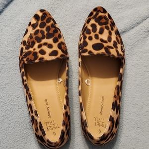 Time and Tru Leopard Flats